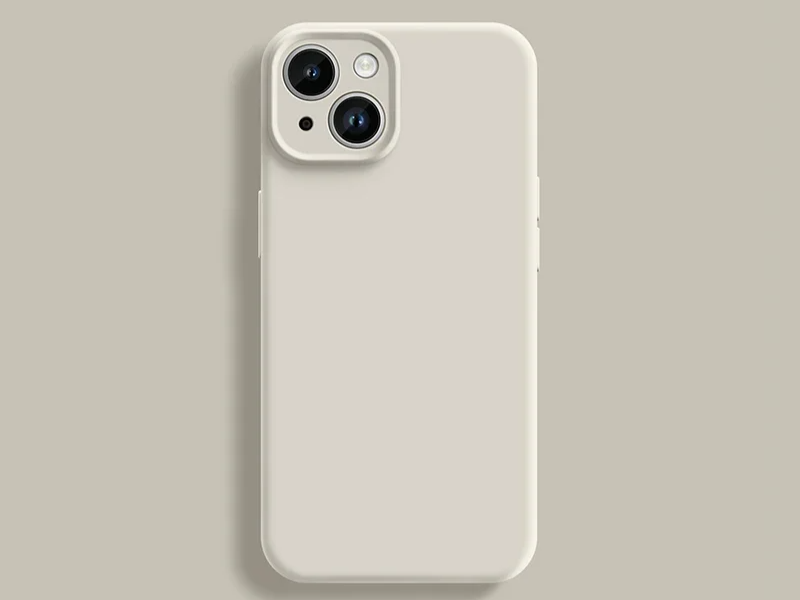 Liquid Silicone tpu Phone Case  Matte Soft Bumper Back Cover Cases