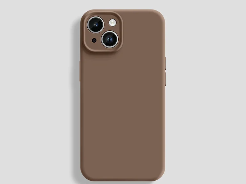Liquid Silicone tpu Phone Case  Matte Soft Bumper Back Cover Cases