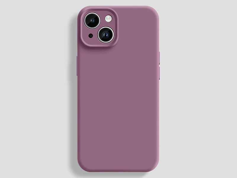 Liquid Silicone tpu Phone Case  Matte Soft Bumper Back Cover Cases