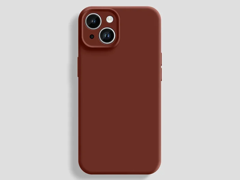 Liquid Silicone tpu Phone Case  Matte Soft Bumper Back Cover Cases