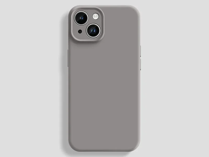 Liquid Silicone tpu Phone Case  Matte Soft Bumper Back Cover Cases