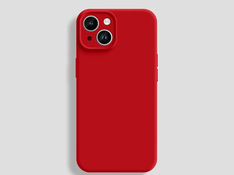 Liquid Silicone tpu Phone Case  Matte Soft Bumper Back Cover Cases