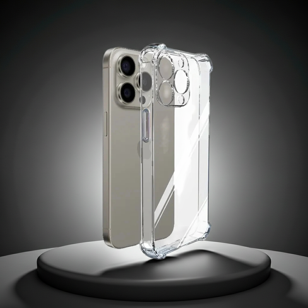 Shockproof Silicone Clear Phone Case